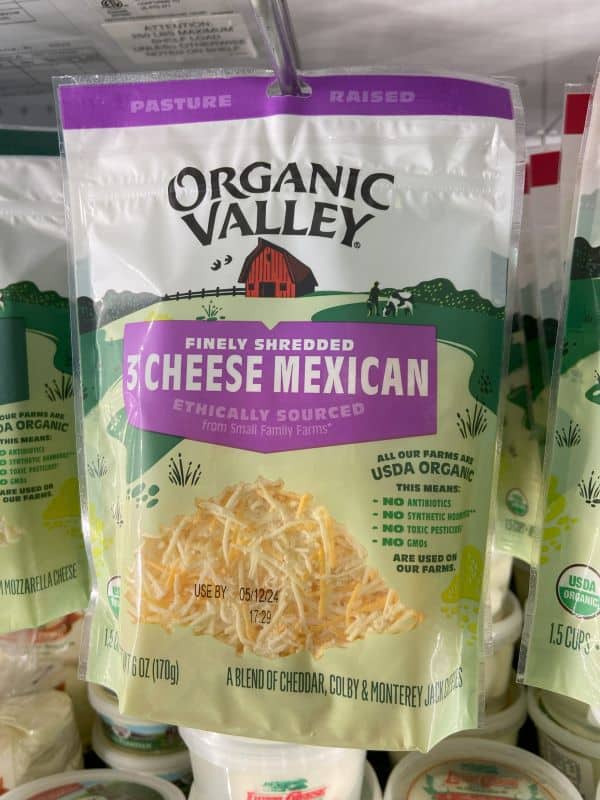 Organic Valley Organic Shredded Cheese