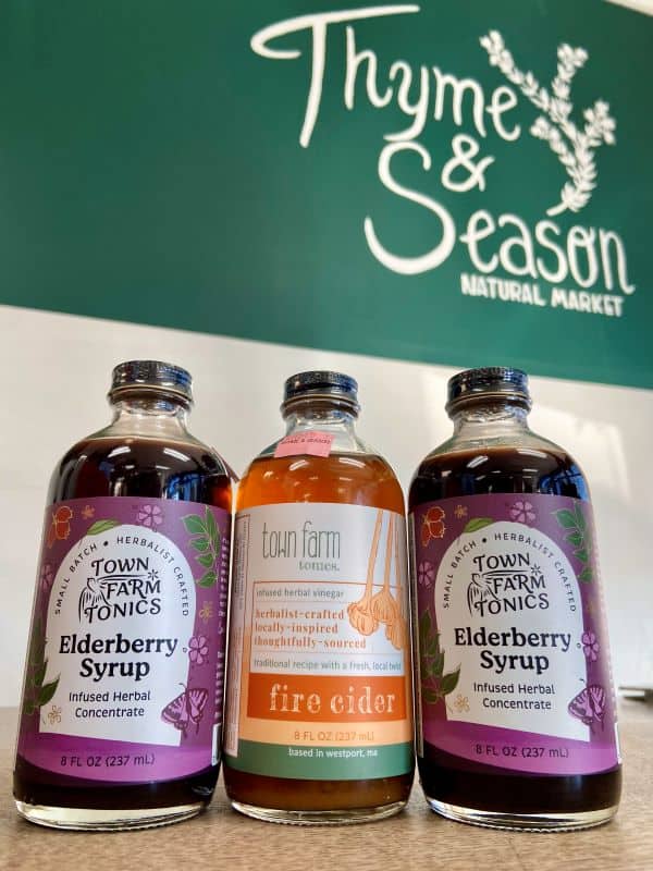 Town Farm Tonics' Elderberry Syrup and Fire Cider