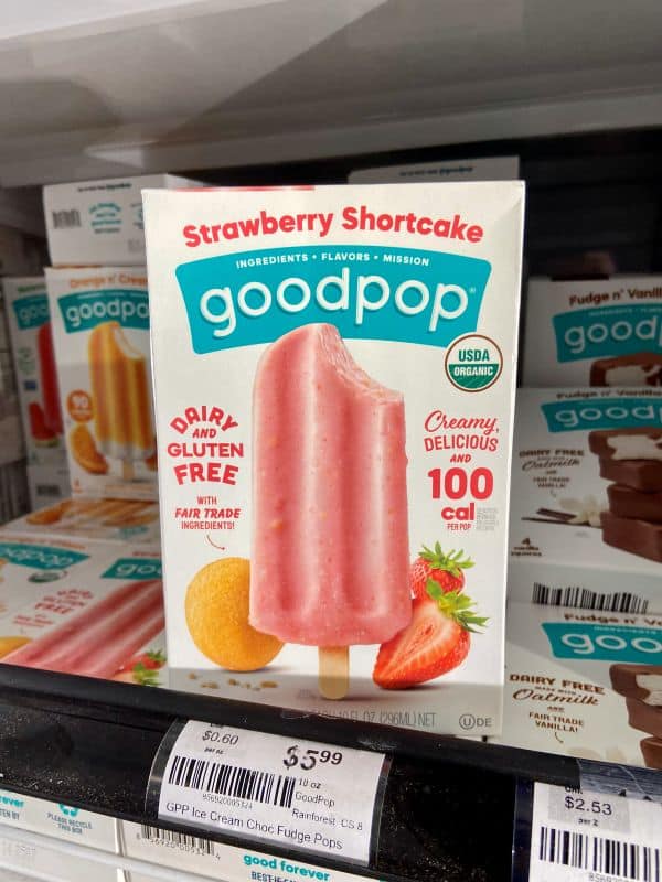 GoodPop Organic Dairy Free Frozen Pops