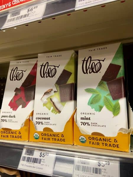 Theo Organic Chocolate Bars