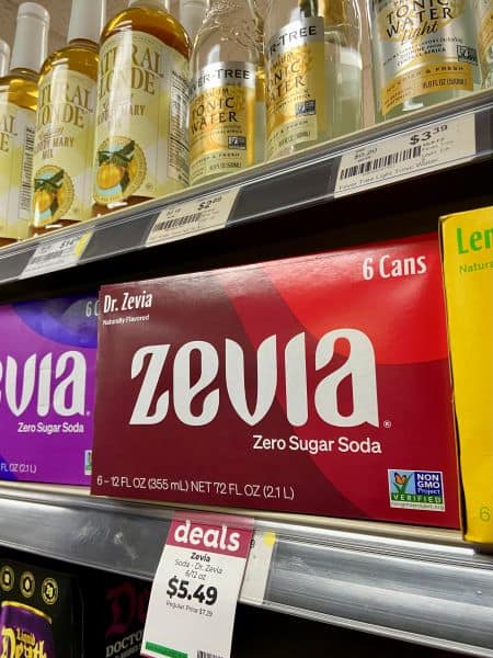 Zevia Zero Sugar Soda