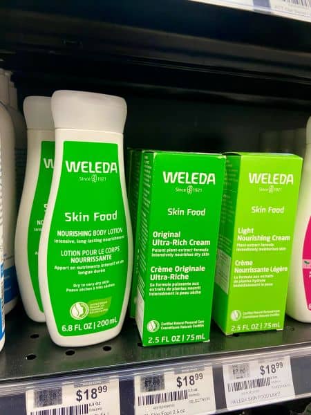 Weleda skincare products