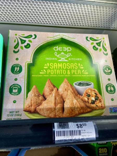 Deep Indian Kitchen Samosas