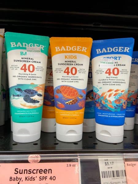 Badger Sunscreen