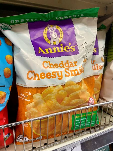 Annie's Organic Cheddar Cheesy Smiles